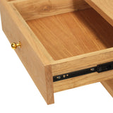 Cora American Oak Console Table – 3 Drawer - 2.1m