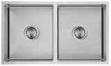 Cora Double Bowl Undermount Sink 93 degree 750mm Stainless Steel