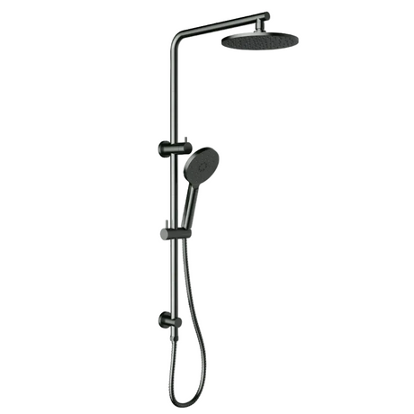 Cora Multi-function Shower Set 200 mm - Brushed Gun Metal