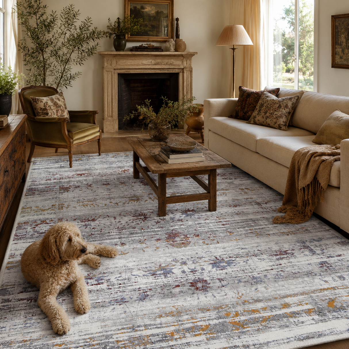 Cordelia Classic Grey Multi Rug