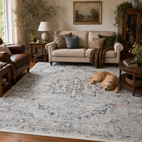 Cordelia Classic Vintage Grey Multi Rug