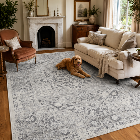 Cordelia Classic Vintage Grey Rug