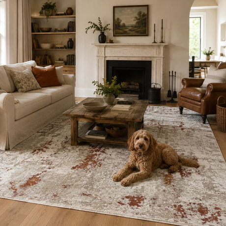 Cordelia One Modern Beige Terracotta Rug