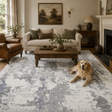 Cordelia One Modern Grey Blue Rug