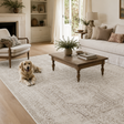 Cordelia Panel Beige Rug