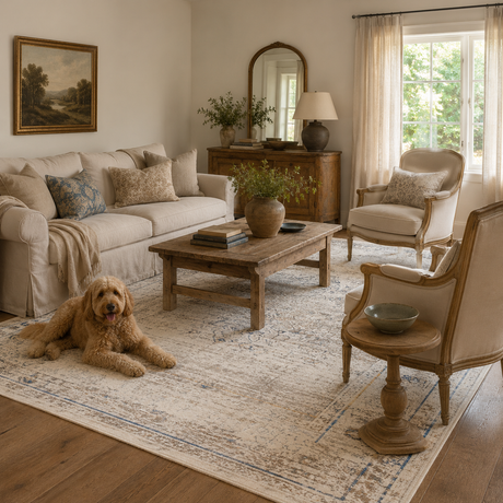 Cordelia Traditional Beige Multi Rug