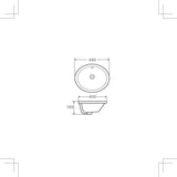 COSY 49 Insert Basin (Oval: 490x400x185)