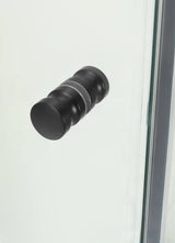 COVEY Wall To Wall L-Shape Square Frameless Pivot Hinge Door Shower Screen