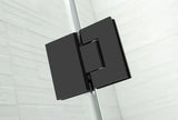 COVEY Wall To Wall L-Shape Square Frameless Pivot Hinge Door Shower Screen