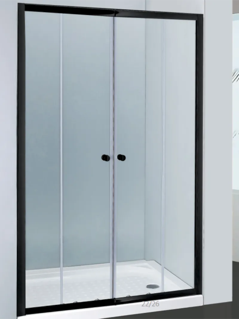 Covey Semi-Framed Double Horizontal Sliding Door Shower Screen
