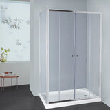 Covey Semi-Framed Double Horizontal Sliding Door Shower Screen