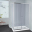 Covey Semi-Framed Double Horizontal Sliding Door Shower Screen