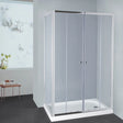 Covey Semi-Framed Double Horizontal Sliding Door Shower Screen