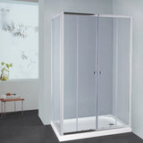 Covey Semi-Framed Double Horizontal Sliding Door Shower Screen