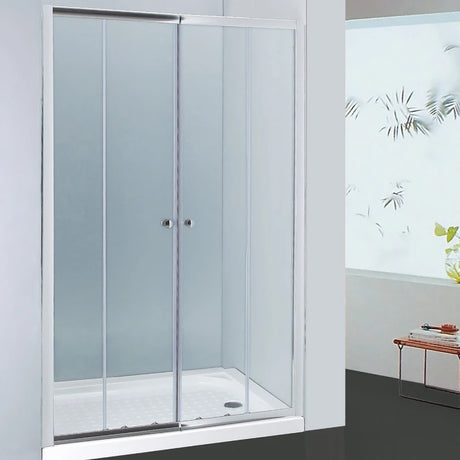 Covey Semi-Framed Double Horizontal Sliding Door Shower Screen
