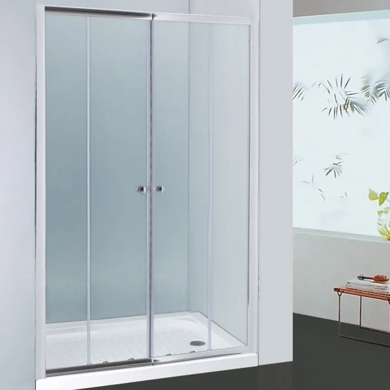 Covey Semi-Framed Double Horizontal Sliding Door Shower Screen
