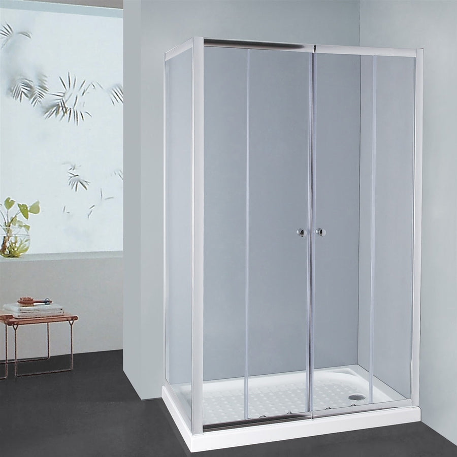 Covey Semi-Framed Double Horizontal Sliding Door Shower Screen