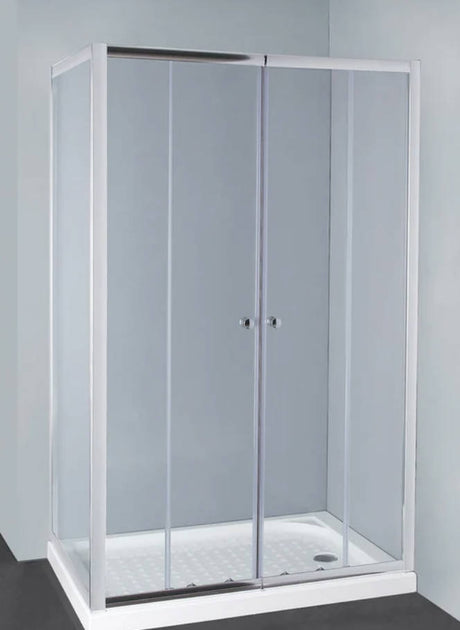Covey Semi-Framed Double Horizontal Sliding Door Shower Screen