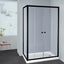 Covey Semi-Framed Double Horizontal Sliding Door Shower Screen