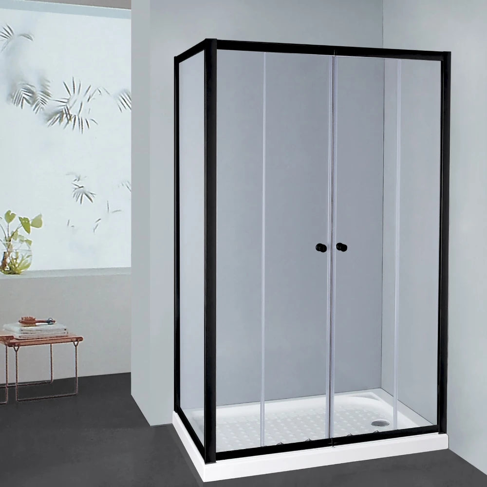 Covey Semi-Framed Double Horizontal Sliding Door Shower Screen