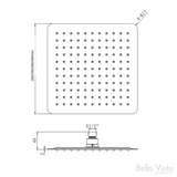 Cresta Shower Head - 250mm