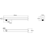 Cresta Wall Shower Arm