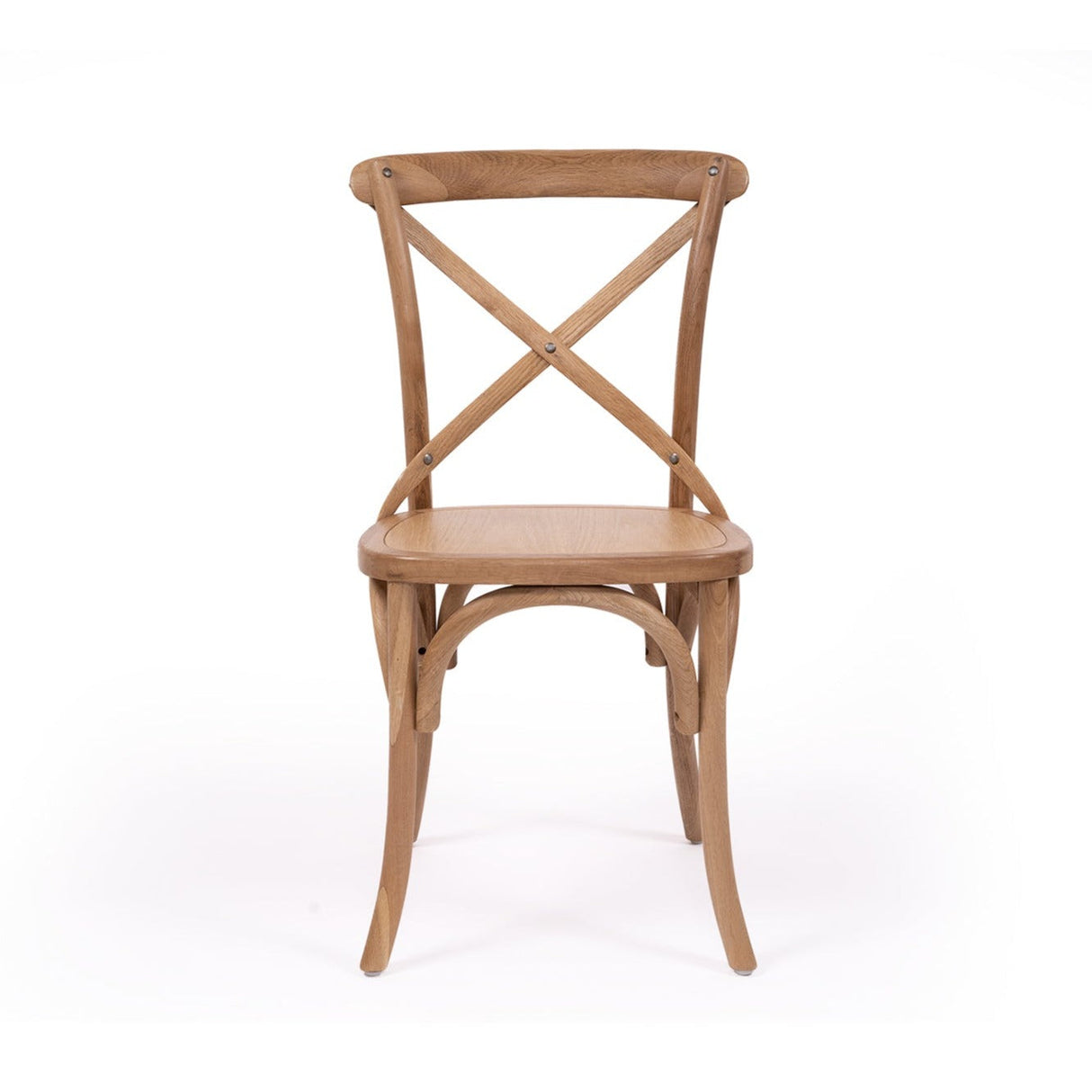 Crossley Back Natural Oak Dining Chair - Timber Seat