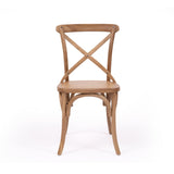 Crossley Back Natural Oak Dining Chair - Timber Seat
