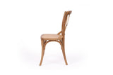 Crossley Back Natural Oak Dining Chair - Timber Seat