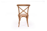Crossley Back Natural Oak Dining Chair - Timber Seat
