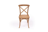 Crossley Back Natural Oak Dining Chair - Timber Seat