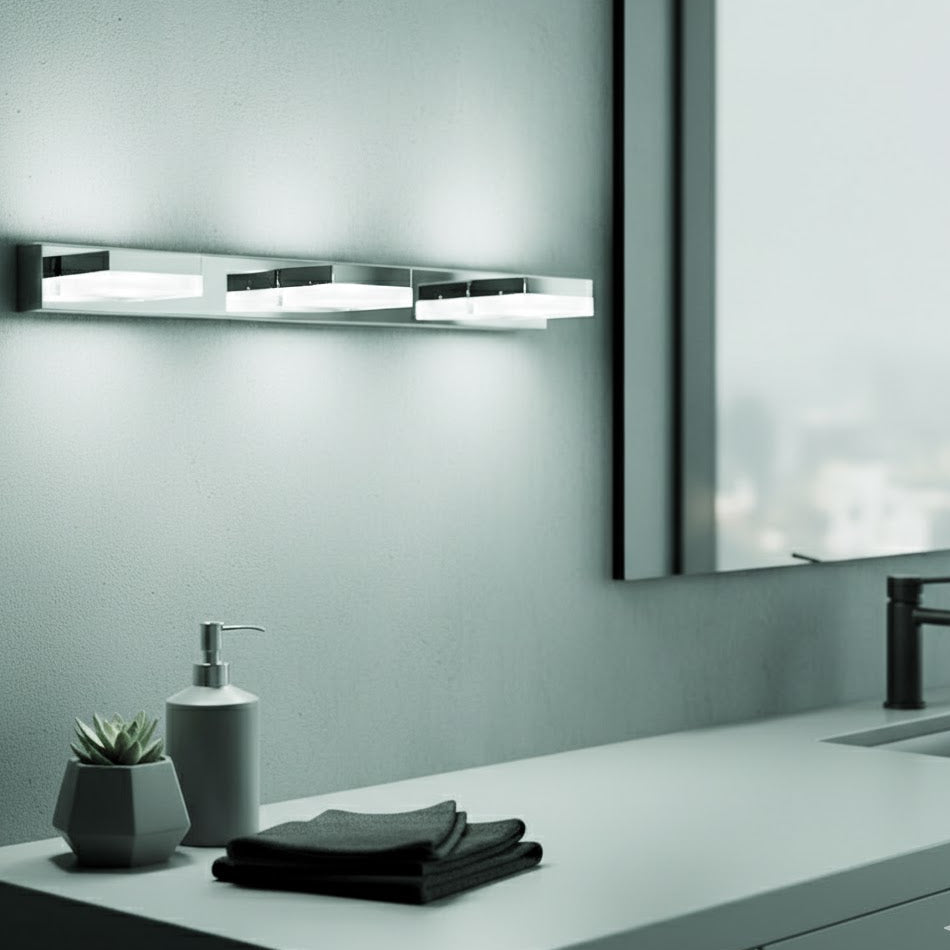 Cube 3Lt 15W Led Vanity Light