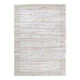 Dorado Textured Look Border Grey Beige Rug
