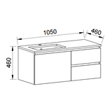 Timberline DAKOTA Wall Hung Vanity (All Sizes)