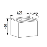 Timberline DAKOTA Wall Hung Vanity (All Sizes)