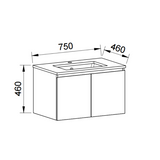 Timberline DAKOTA Wall Hung Vanity (All Sizes)
