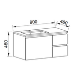 Timberline DAKOTA Wall Hung Vanity (All Sizes)