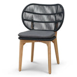 Calibre CDC6721-EM Outdoor Dining Chair - Anthracite Grey Cushion (Set of 2)