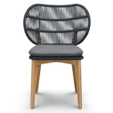 Calibre CDC6721-EM Outdoor Dining Chair - Anthracite Grey Cushion (Set of 2)