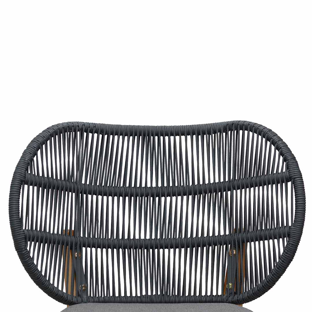 Calibre CDC6721-EM Outdoor Dining Chair - Anthracite Grey Cushion (Set of 2)