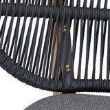 Calibre CDC6721-EM Outdoor Dining Chair - Anthracite Grey Cushion (Set of 2)