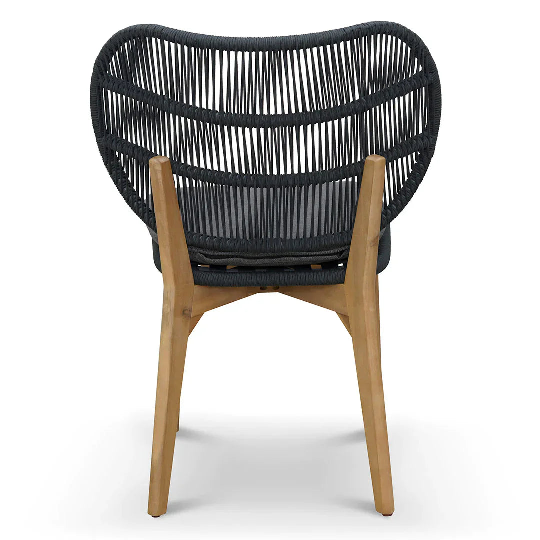 Calibre CDC6721-EM Outdoor Dining Chair - Anthracite Grey Cushion (Set of 2)