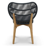 Calibre CDC6721-EM Outdoor Dining Chair - Anthracite Grey Cushion (Set of 2)