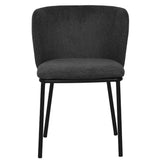 Calibre CDC8168-FH Fabric Dining Chair - Charcoal Grey (Set of 2)