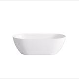 Ellips Slim Acrylic Free Standing None Overflow Bathtub LK-EL