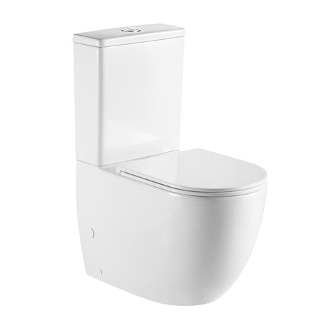DIANA Back-to-Wall Toilet Suite (Gloss White)