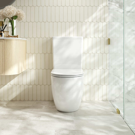 DIANA Back-to-Wall Toilet Suite (Gloss White)