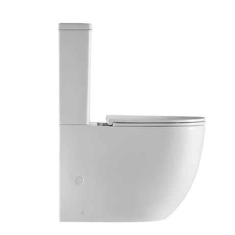 DIANA Back-to-Wall Toilet Suite (Gloss White)