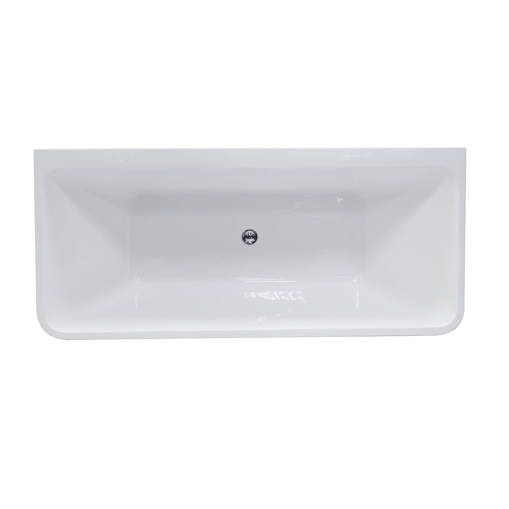Dunton Insert Bathtub with Non-Overflow (Gloss White) (1500/1700mm)-Clearance