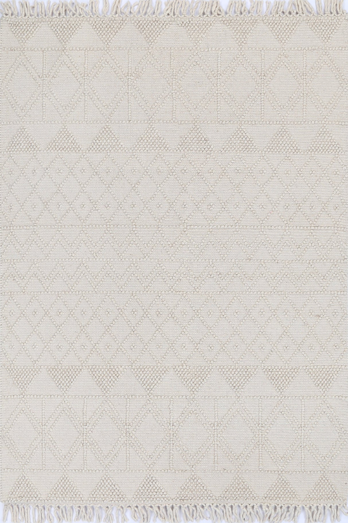 Diego Inca Beige Wool Rug - DIEG01